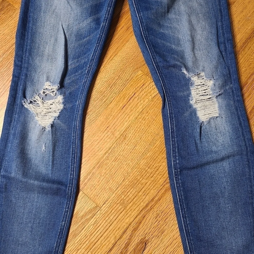AYR Size 26 Distressed Stretch Skinny High Rise Jeans - Picture 8 of 9